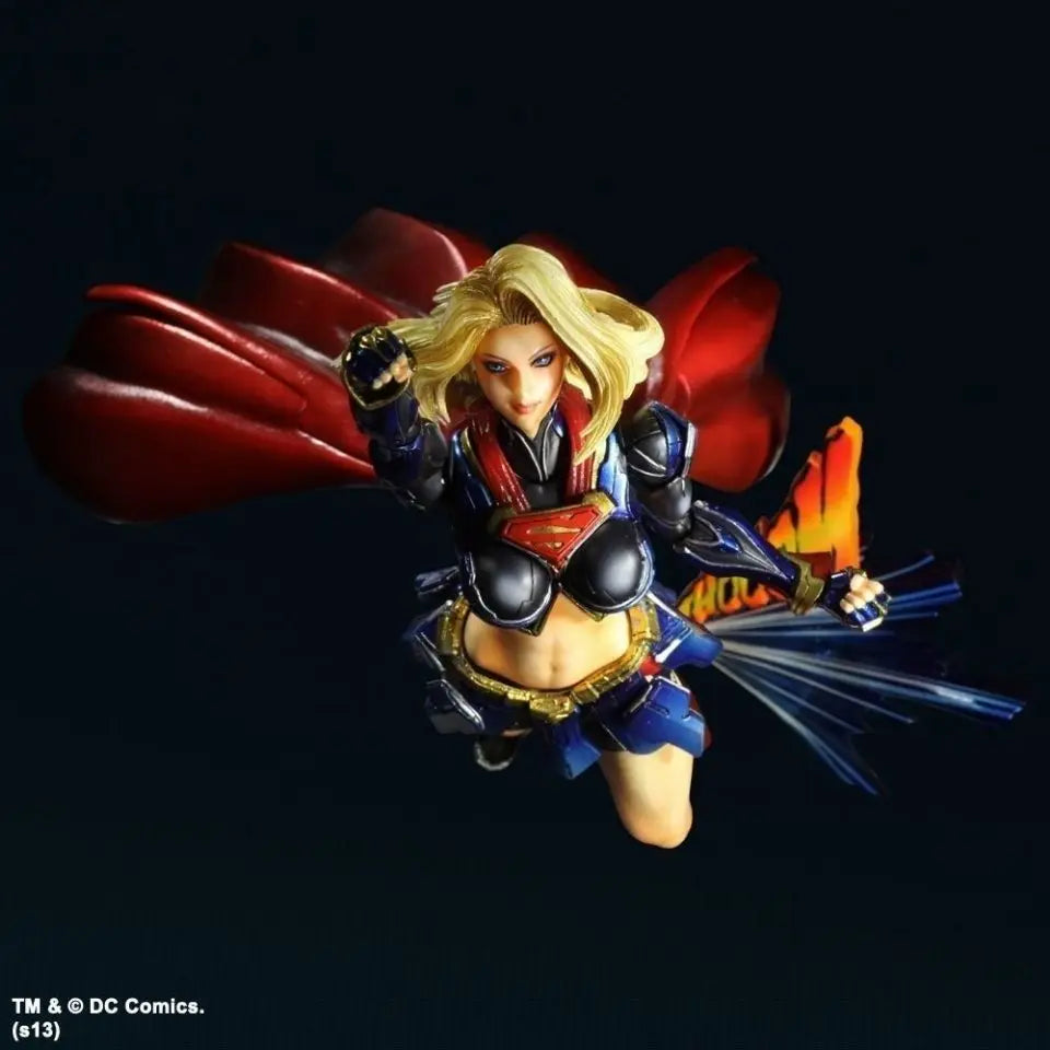 Inventory Justice League Play Arts Change Supergirl Pa Change Supergirl Super Mobile Doll Handmade Holiday Gift Cartoon Anime
