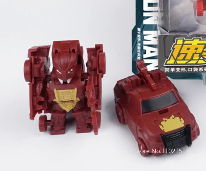 Mini Transformation Robot Kit Toys Models 2 In 1 Deformed Car Toy Robots Toys for Kids Gift  Action Figure Children Toys