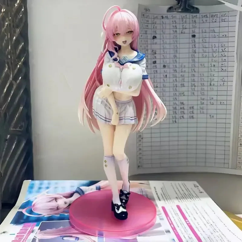 Epic-Works Blue Archive Figure Urawa Hanako 1/7 Anime Girl Pvc Action Figure Toy Adult Statue Game Collection Model Doll 27cm