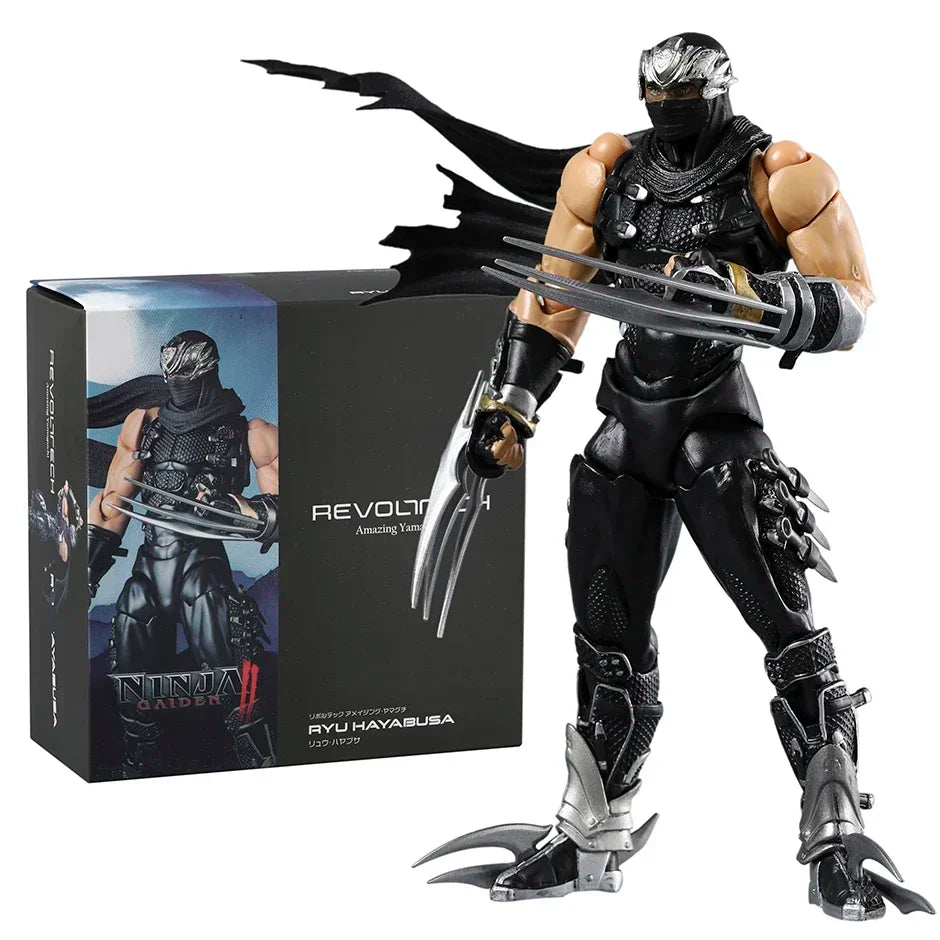 Revoltech Ryu Hayabusa Action PVC Figure Model Ornament Toy Collection Gift