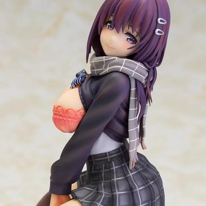 Domestic In Stock  Jk Female High School Student Momotaro Anime Beautiful Girl Figurine Model Chassis Ornament