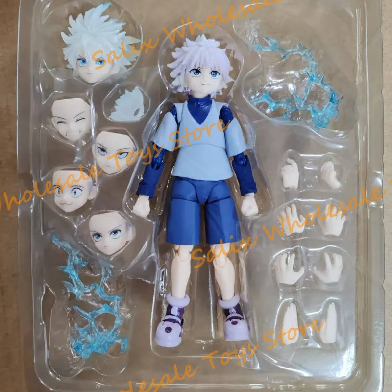 In Stock Ko Hunter x Hunter Killua Zoldyck Gon Freecss Combo SHF Action Figure Anime Action Figures Collectibles Model Gift Toys