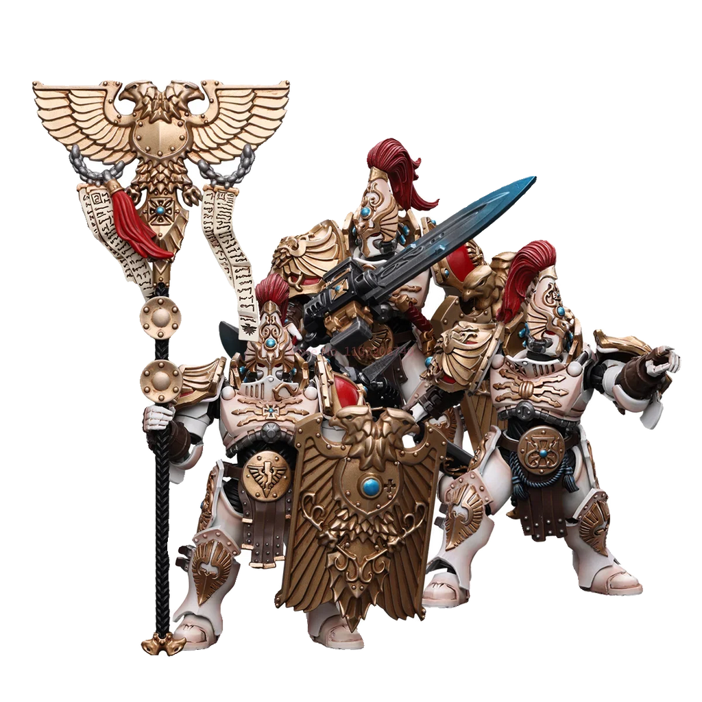 In Stock Joytoy 1/18 Warhammer 40k Action Figure Adeptus Custodes Solar Watch Vexilus Praetor Model Toy Gift Children'S Toy Gift