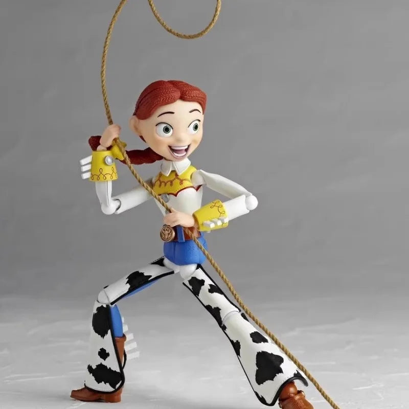Original Kaiyodo Revoltech Toy Story Sherif Woody Jessie‌ Ver 1.5 2.0 Action Figures Anime Ornaments Collection Model Gifts Toy