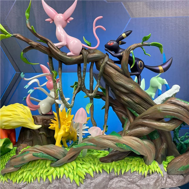Pokemon Eevee Evolution Family Gk Resin Statue Large Size Anime Collectible Figure For Scene Display Christmas Birthday Gift