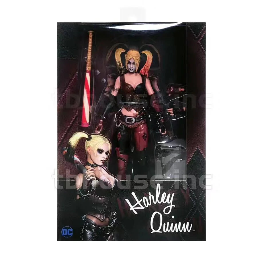 Movie Suicide Squad Harley Quinn Joint mobility Action Figure PVC Model Statue doll Toy Desk Decor Collection Gifts boxed