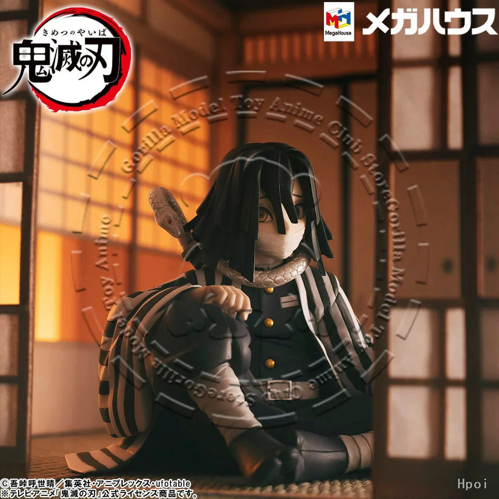 In Stock Original Genuine MegaHouse GEM Series Iguro Obanai 70mm Demon Slayer Kimetsu no Yaiba Anime Figure Collection Toy