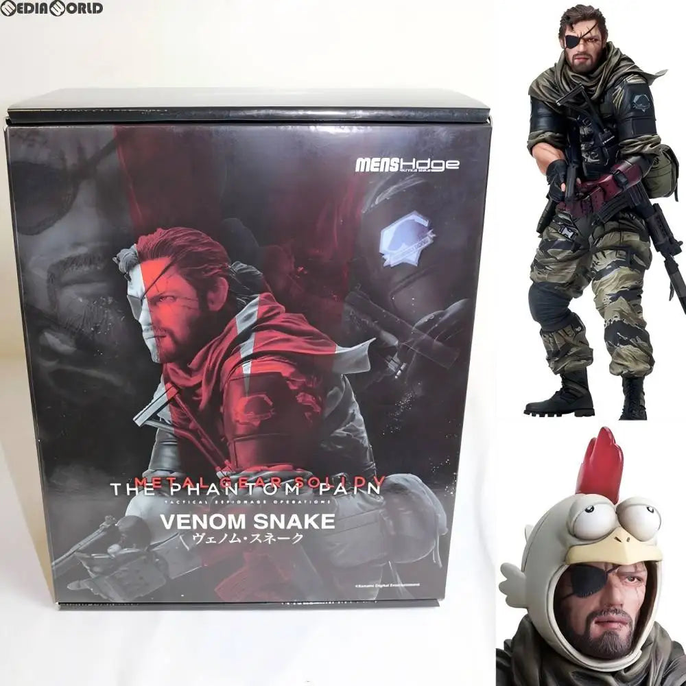 Original Brandneue Union Creative MensHdge Venom Snake Metal Gear Solid V: The Phantom Pain UC Actionfigur Modell Statue