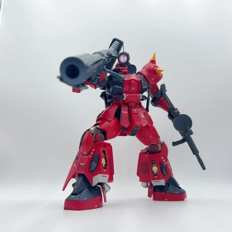【IN STOCK】ZG-01 1/60 MS-06R-2 Johnny ZAKU Red Blitz 32CM Assembly Model Kits Alloy model finished toy robot Christmas gift