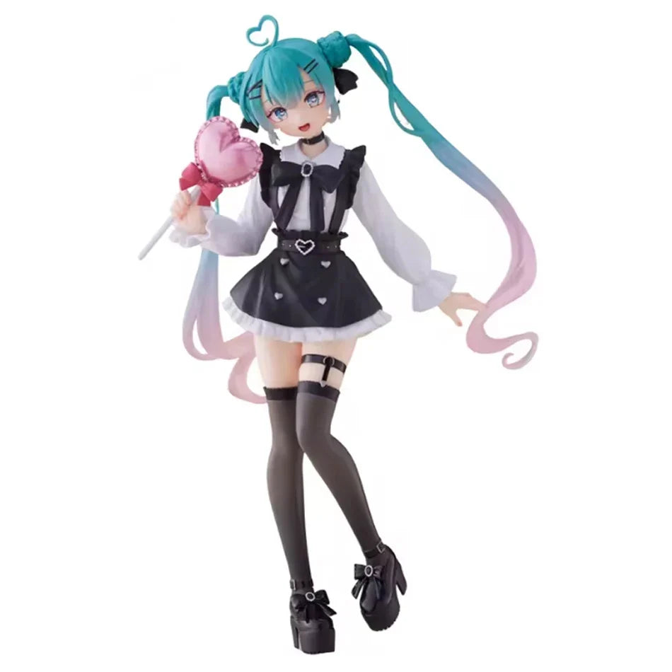 20cm Sexy Girl Hatsune Miku Anime Figure Fashion Subclture Miku Action Figure Christmas Gift PVC Collections Model Doll Toys