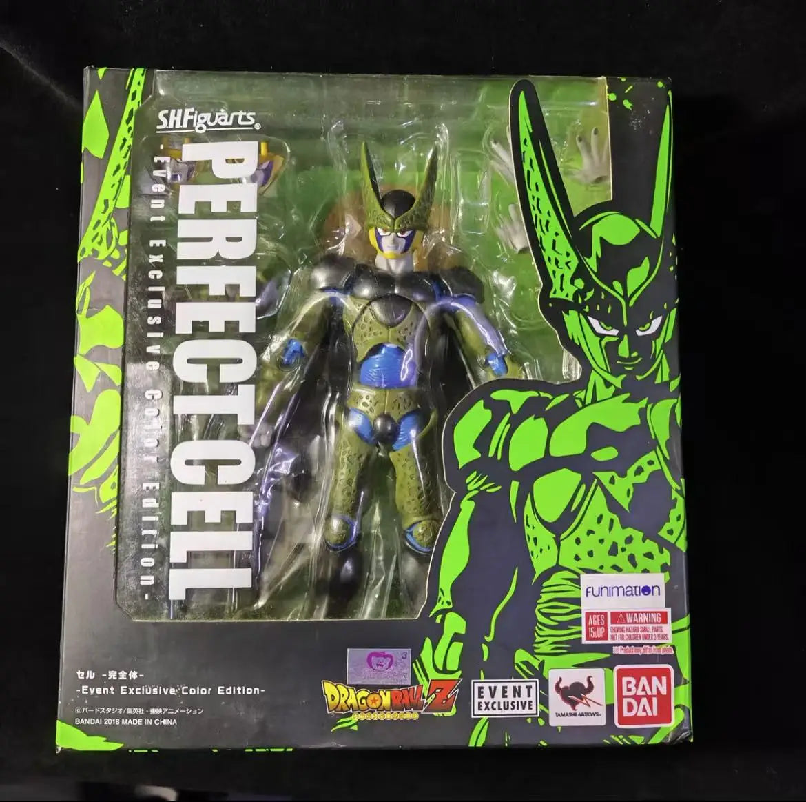 Original BANDAI S.H.Figuarts Dragon Ball Perfect Cell In Stock Anime Action Collection Figures Model Toys Event Exclusive Color