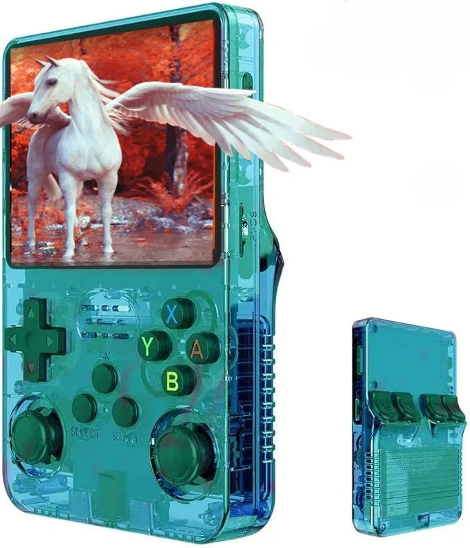 R36S Retro Handheld Video Game Console Linux System 3.5 Inch IPS Screen Gaming Device Portable Pocket Video Player 64GB 128GB