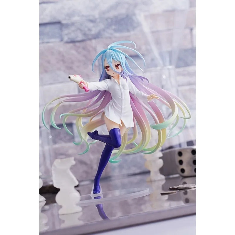 Good Smile Genuine POP UP PARADE NO GAME NO LIFE Anime Figure Shiro Schwi Dola Action Toys for Boys Girls Gift Collectible Model