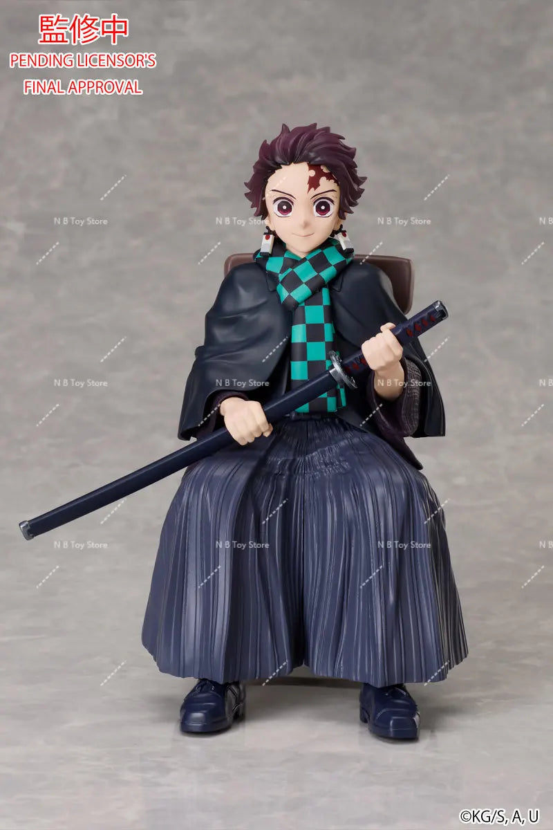 ANIPLEX Demon Slayer: Kimetsu No Yaiba Purgatorio Anjuro Utsu Tengen Kamado Tanjiro Figura Sitting  Anime