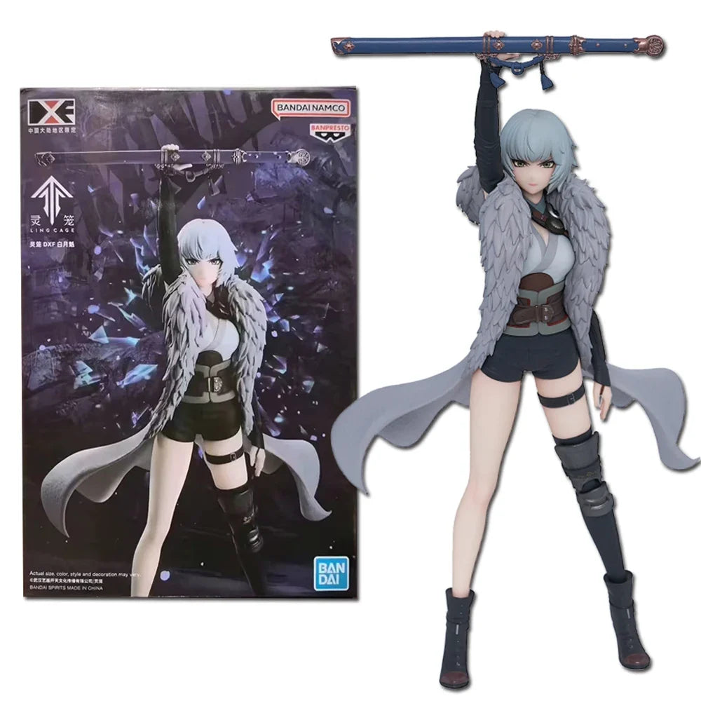 23cm INCARNATION Anime Figure Bai Yuekui Female Action Figure Desktop Decorations Pvc Model Dolls Toys Hobbies Boy Gifts