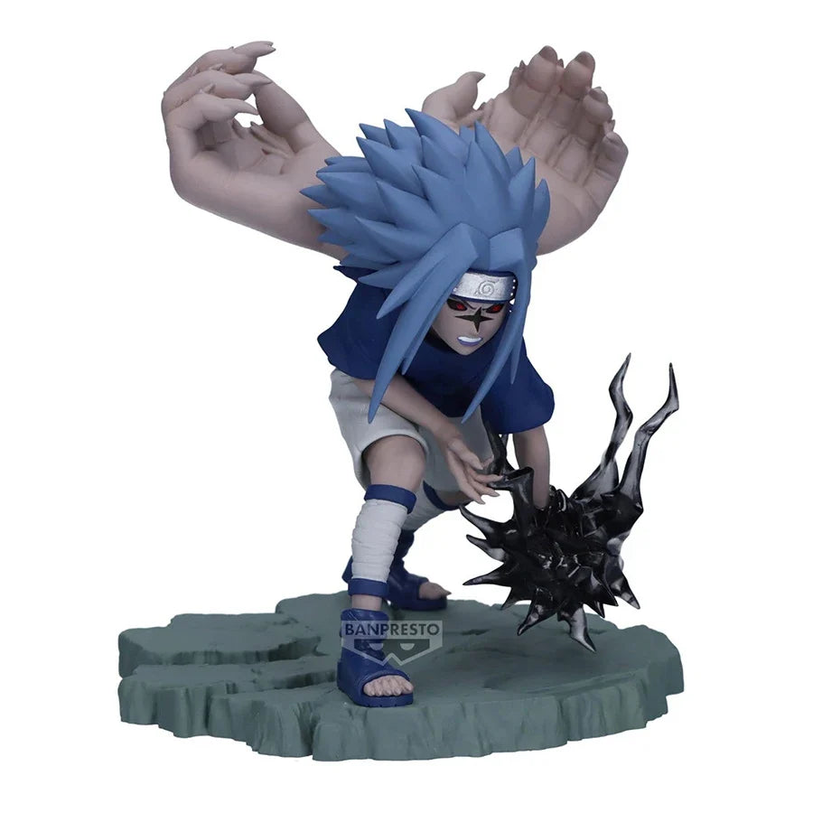 Original Banpresto Naruto Anime Figurines Memorable Saga Uchiha Sasuke PVC Action Figures 100mm Figurals Collectible Model Toys