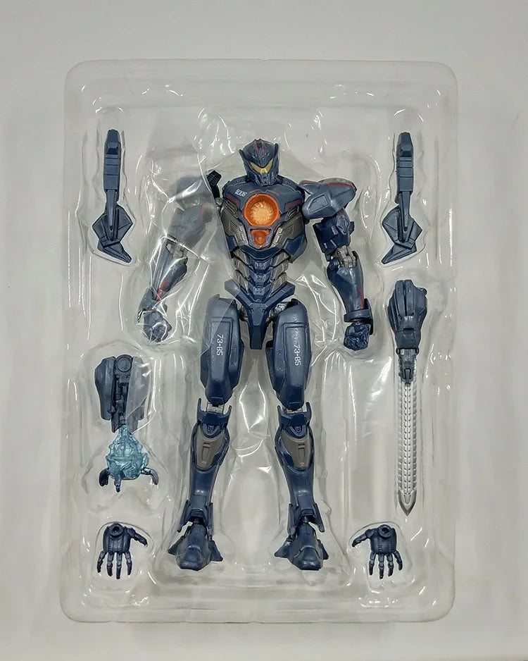 20CM Deluxe Edition Gipsy Danger Action Figure Limited Movable Obsidian Fury Mecha Model Children Birthday Gift