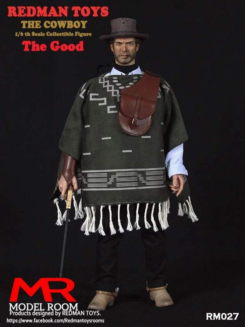 REDMAN TOYS RM027 1/6 The Cowboy The Good Action Figure 12'' Male Soldier Figurine Model Full Set Collectible Toy