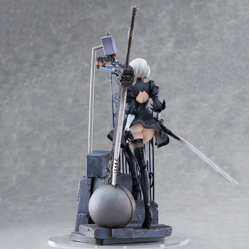 Original 2B PROOF YoRHa No.2 Type B NieR:Automata PVC Genuine Action Anime Figure Collection Model Statuette Birthdays Gift