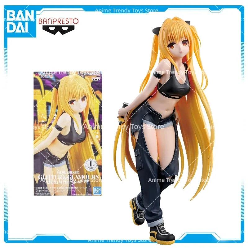 In Stock Original BANPRESTO To Love Ru GLITTER&GLAMOURS Golden Darkness Figure Anime Model Toy WY