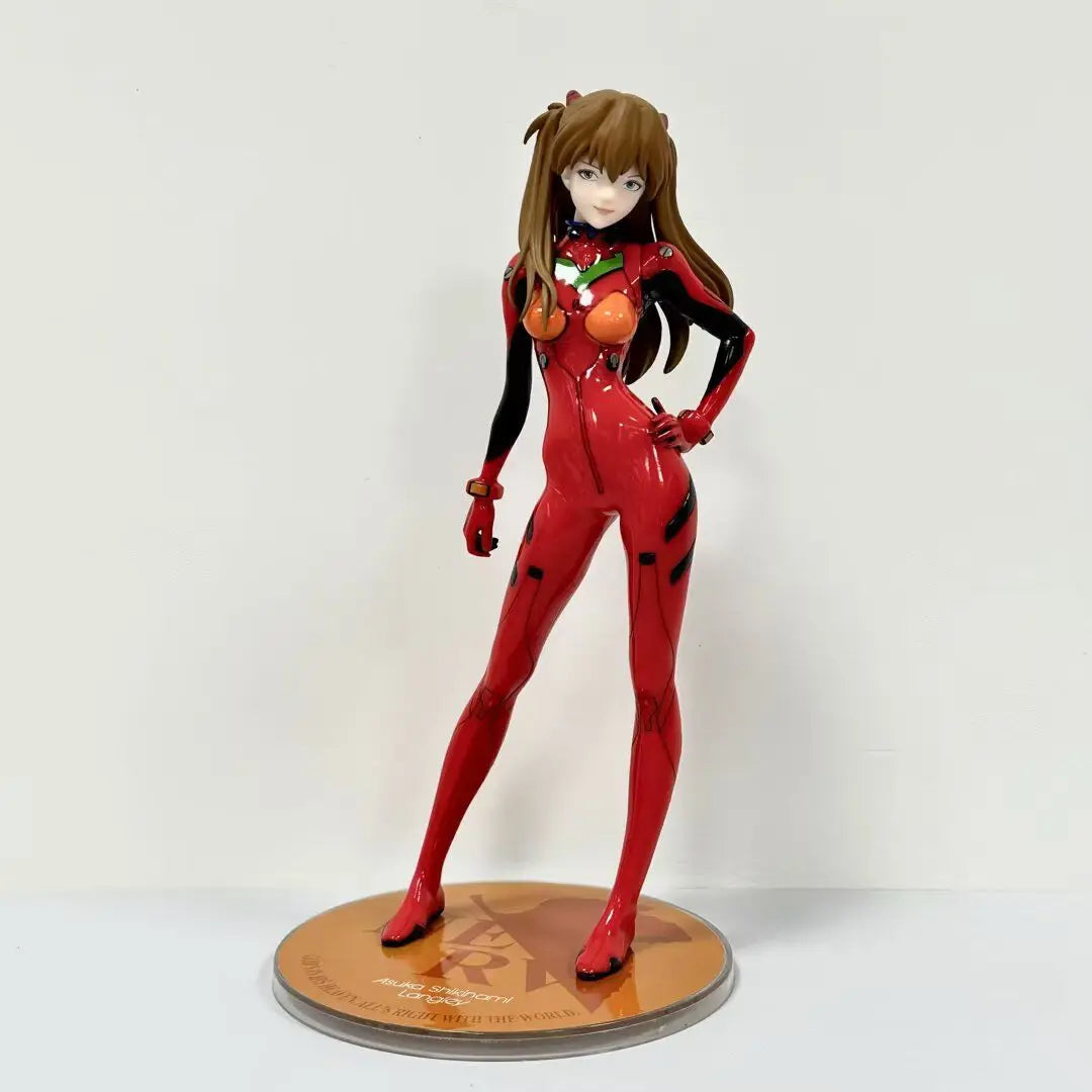22CM Anime Asuka Langley Soryu Figure Shin Seiki Evangelion Souryuu Kaiyodo Standing With Arms Akimbo Action Figure Doll Toys
