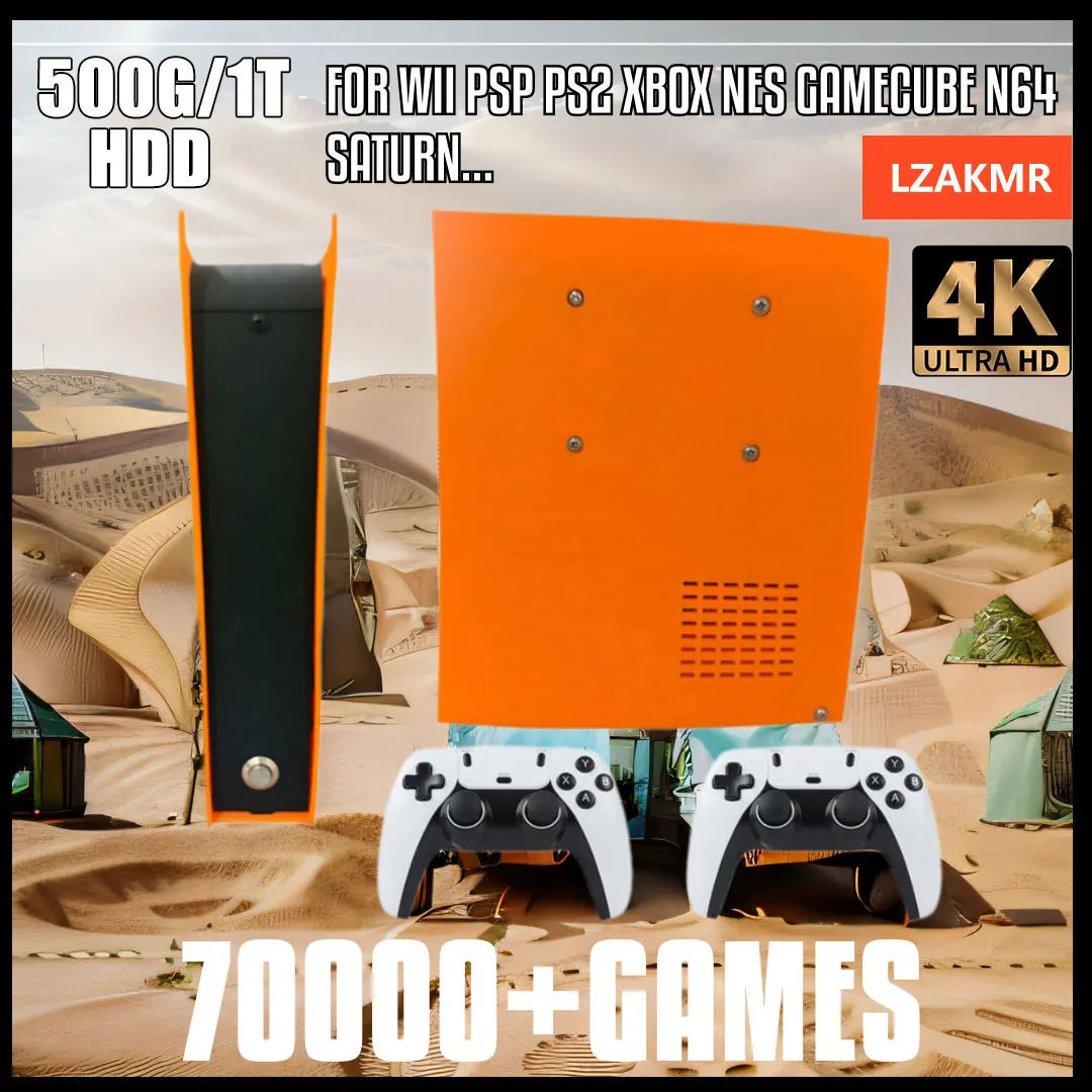 70000+Games Retro Game Console M88 60+Emulators 1T Batocera I3-3110M For Wii PS2 PSP GameCube N64 Wireless handle 4K HD TVBox