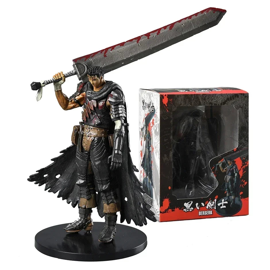 Guts Black Swordsman Anime Statue Decoration Collection Figurine Model Toy