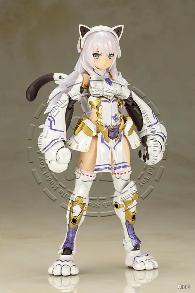 In Stock Original Genuine KOTOBUKIYA Frame Arms Girl Tuga I Nyan Nyan Armor 160mm Model Kit Action Figure Collectible Gift