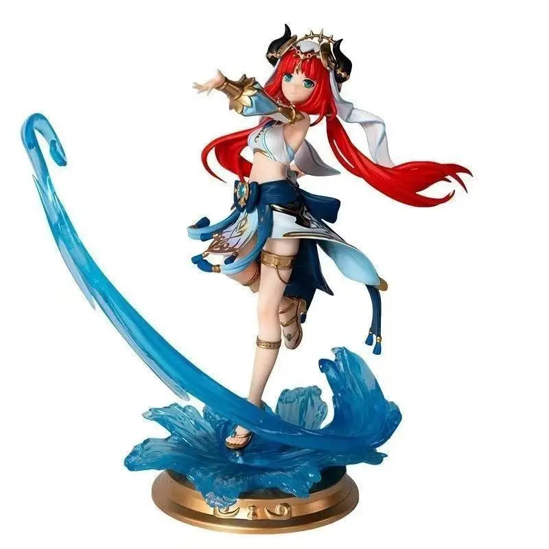 Female Dancer Nilu Garage Kit Action Figure - Two-Dimensional Cartoon Beautiful Girl Model Ornament for Collectors And Gifts