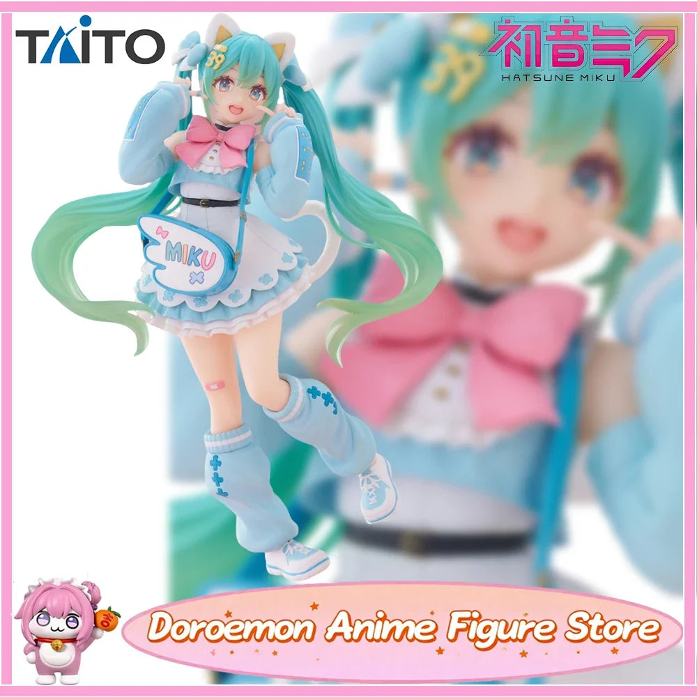 In Stock Original Taito Hatsune Miku Fashion Series Fancy Ver. Kawaii Anime Miku Figures Model Toys Gifts for Fans Deocration