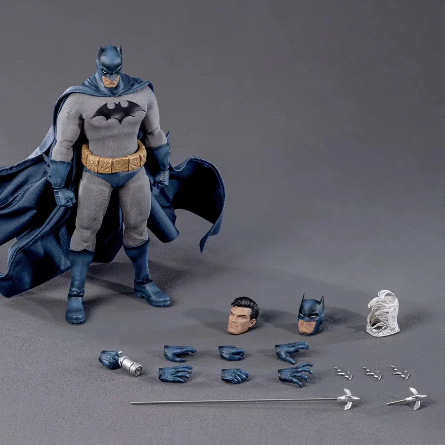 New Genuine Gong Dc Silence Batman Cloth Outfit Action Figures Batman Anime Figure 3d Batman Collectible Movable Model Toy Gift