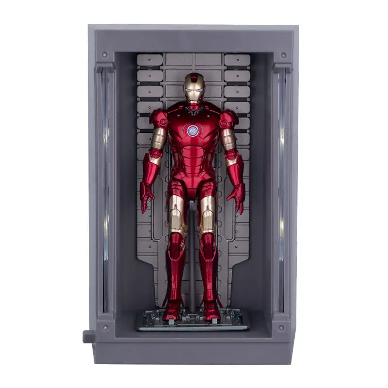 7Pcs/Set ZD Original Iron Man GNAKU Set 1/20 4inches Action Figures Marvel legends MK1 MK2 MK3 MK4 MK5 MK6 MK7 Model Doll Toy