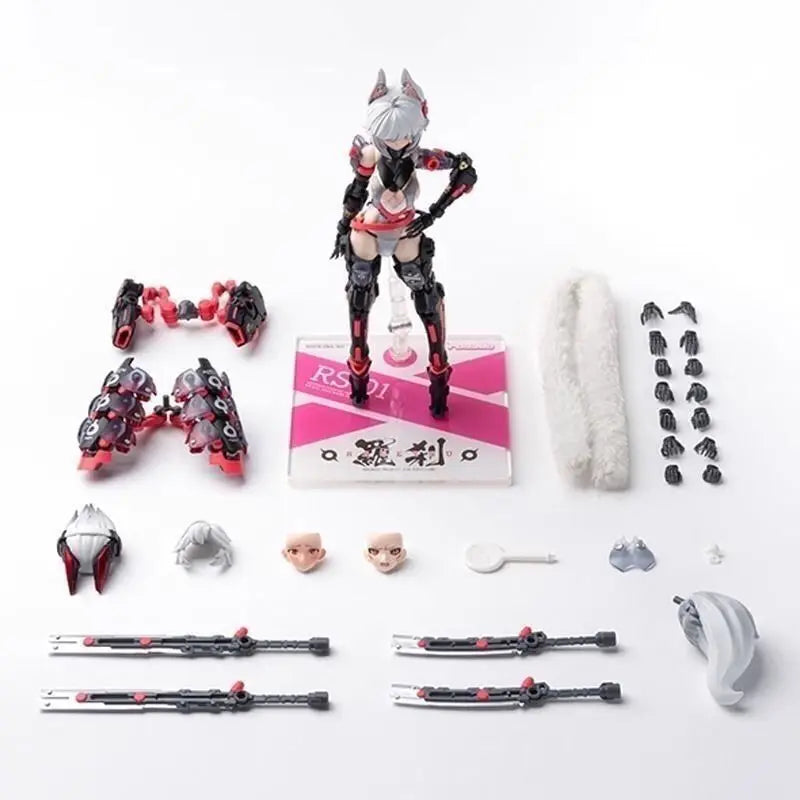 Rosado Sekiko Action Figures Doll 18cm Full Set Perfect Detail Design Movable Cool Girl Model Collection Toy Decor Birthday Gift
