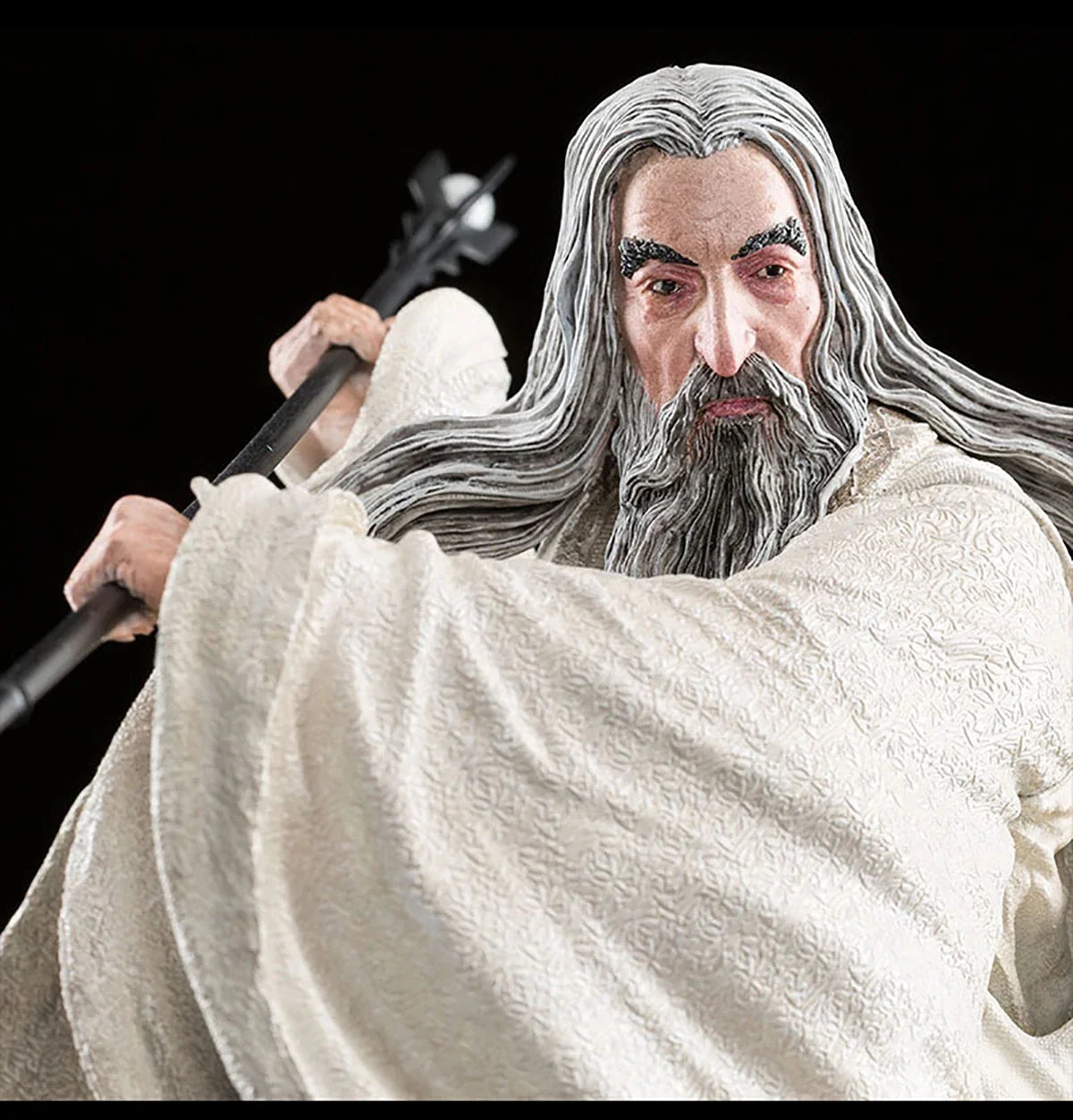 Original Weta Saruman 1/6 Soldiers Polystone state Figure Model Toys 36.5CM Decoration Gift Collection