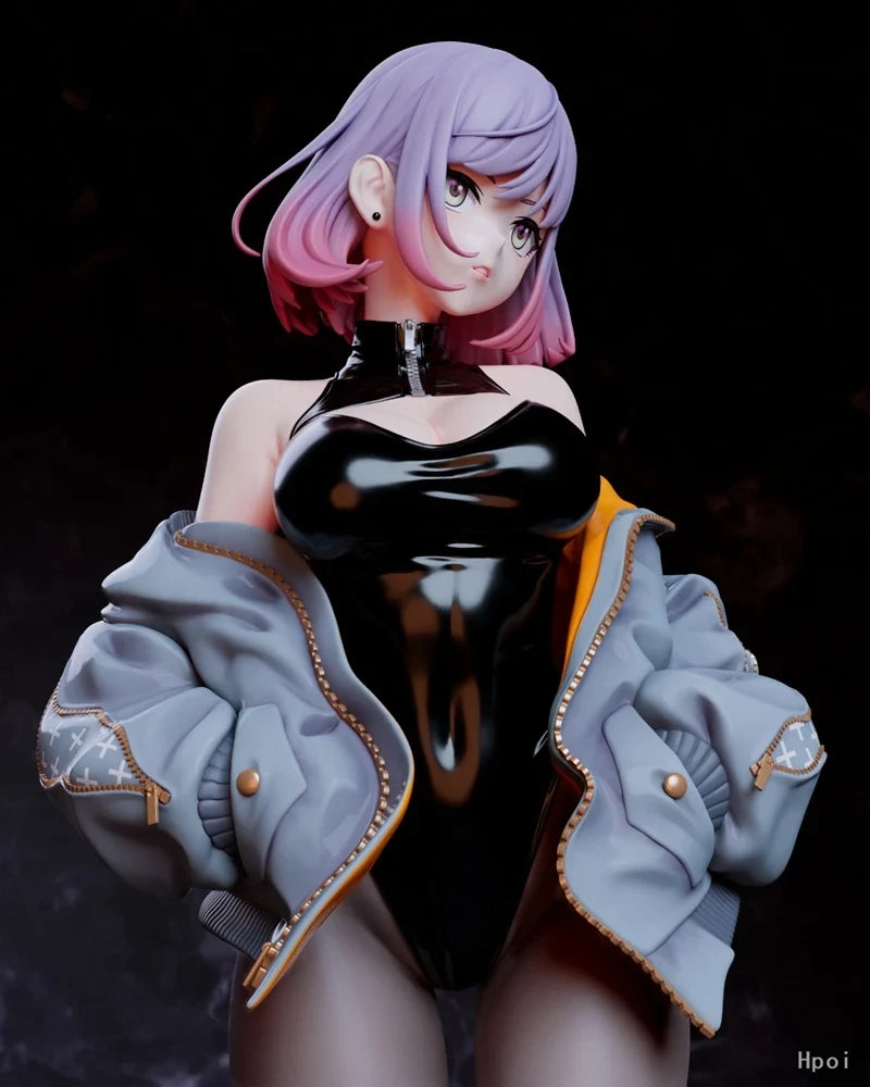 2025 Astrum Sneaker LUNA Figure - High-Slit Siren Pose Anime Figues, Detachable Face Gear & Dorm Decor Bundle