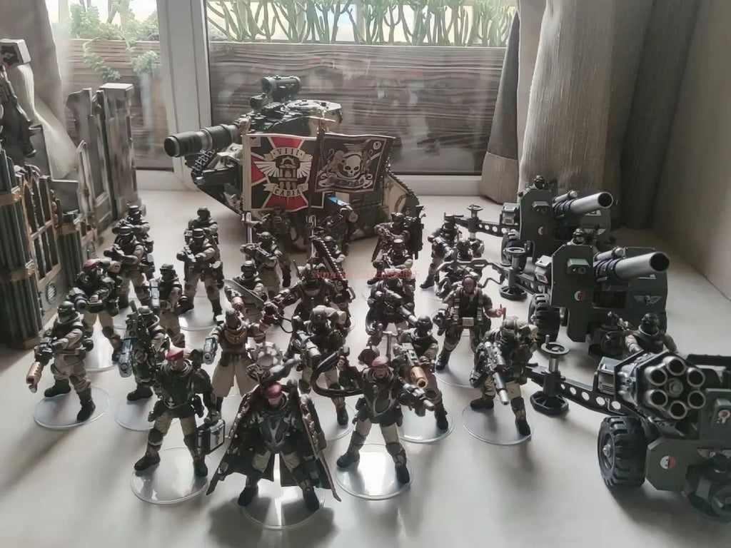 1/18 JOYTOY Action Figure 40K Astra Militarum Cadian Armoured Sentinel Anime Model Toy