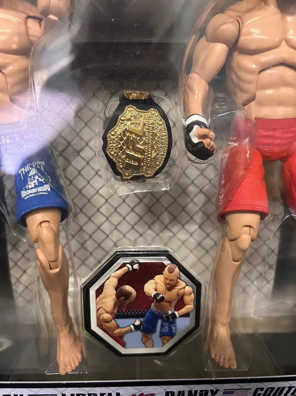 Randy Couture vs. Chuck Liddell UFC 57 Jakks 7-Inch Action Figure Ultimate Battles