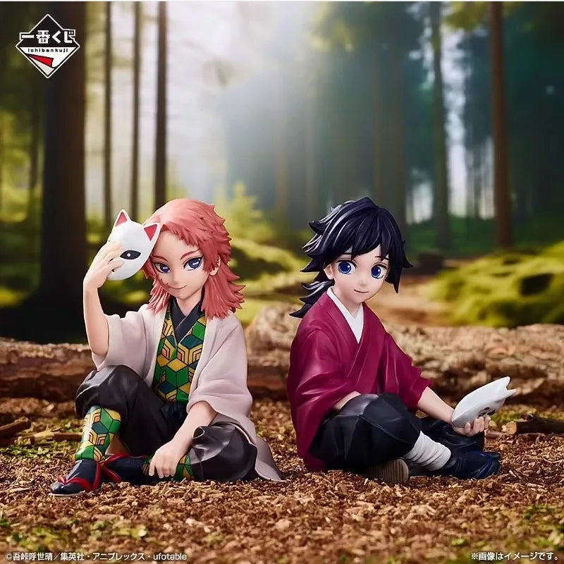 In Stock Original BANDAI Ichiban Kuji Demon Slayer Tomioka Giyuu Sabito Shinazugawa Sanemi Genya Giyuutarou Daki Anime Figures