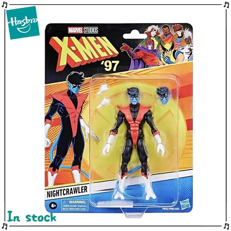 Original Hasbro Marvel Legends X-Men Nightcrawler Anime Figure Model Gift Toy Collection