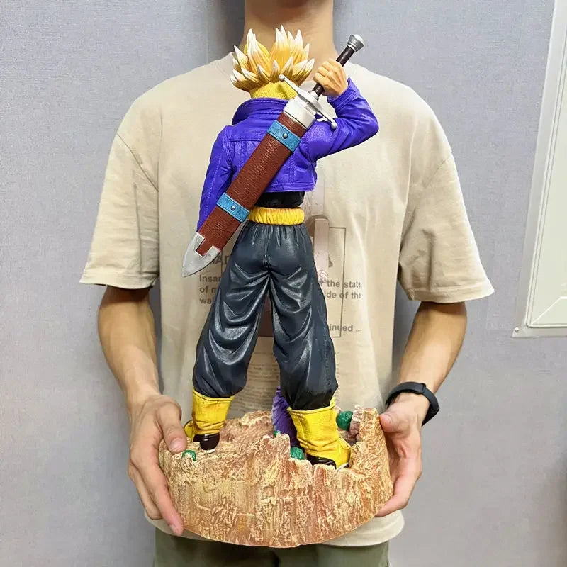 Dragon Ball Trunks Future New 50cmWarrior Action Figure Pvc Anime Model Desktop Decoration Collections Festival Giofts Toys Kid