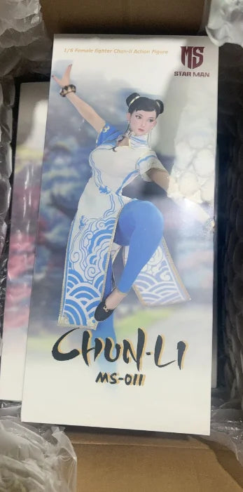 In Stock STARMAN MS-011 ChunLi MS 011 Female fighter 1/6 Adjustable eyes Action Figure Toys Collectible