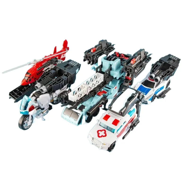 Demon Knight DK Defensor DK01-05 5in1 G1 Transformation Masterpiece Transformation Action Figure Toy Model Deformation Car Robot