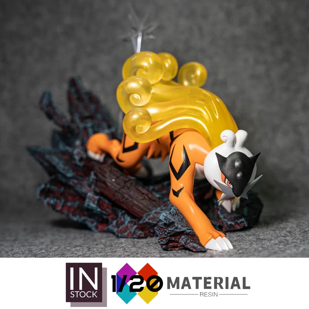 [In Stock]1/20 Resin Scale World [PALLET TOWN] - Suicune & Entei[Split RE-MENT]