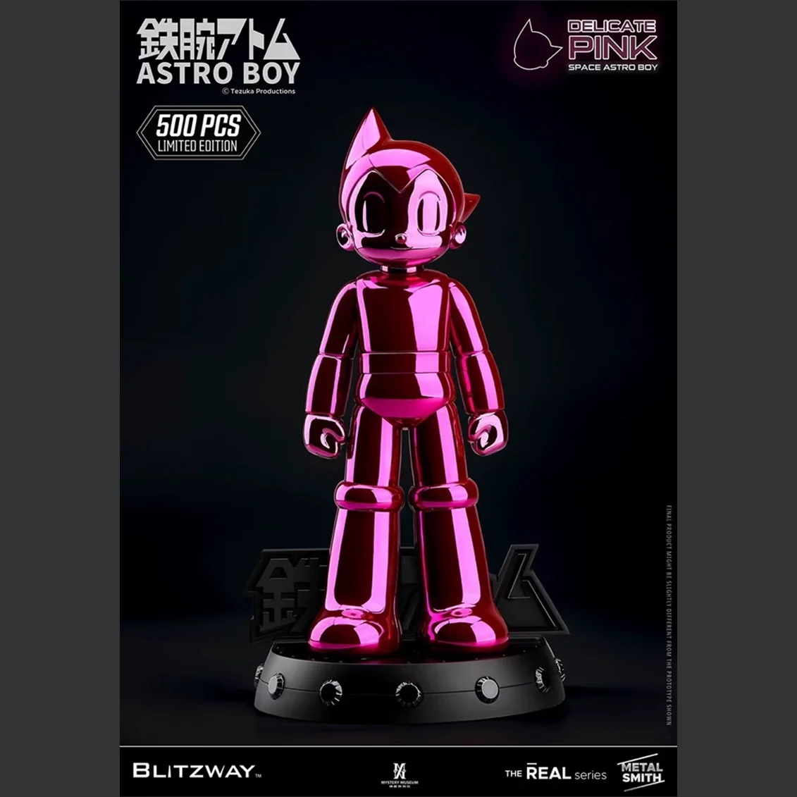 Original Blitzway Space Astroboy semi-perspective internal structure doll pink blue Figure Model Toys collection scene ornaments
