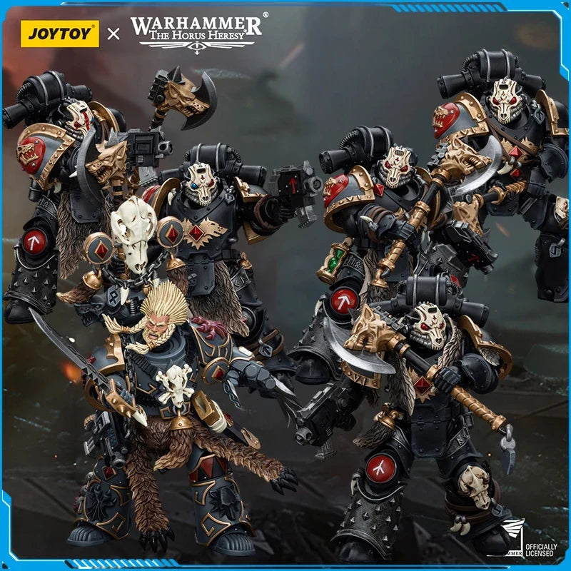 Joy Toy Warhammer 40K Space Wolves Geigor Fell-Hand Action Figure 1/18 12cm Collectible Children Toys Warhammer Birthday Gift