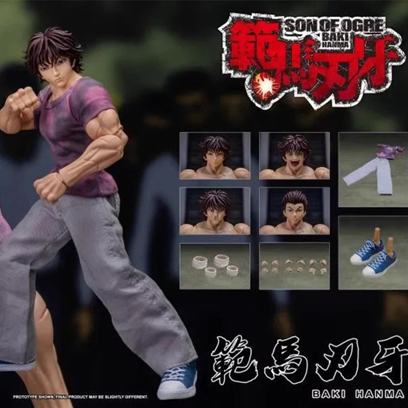 In Stock Original STORM COLLECTIBLES Baki Hanma: Son of Ogre Baki Hanma 1/12 Scale Action Figure