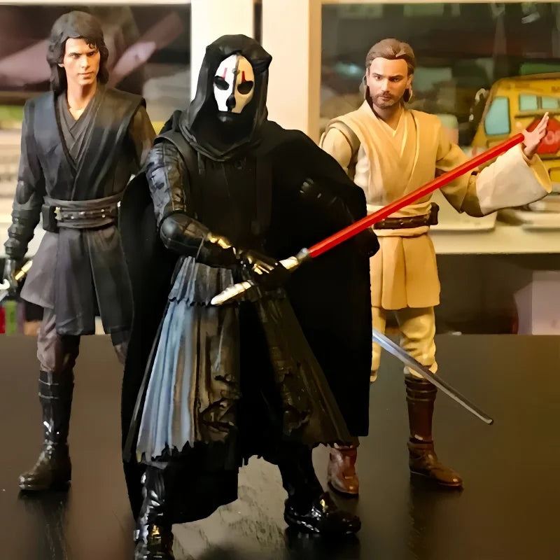 Star Wars Black Series Collectible Action Figure Sith warriors Darth Nihilus & Clone Commander Obi-Wan Kenobi Mobile doll model