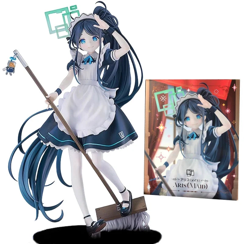 22cm Blue Archive Alice Maid Anime Girl Figure Aris/Tendou Arisu Action Figure Ichinose Asuna Bunny Figurine Model Doll Toy Gift