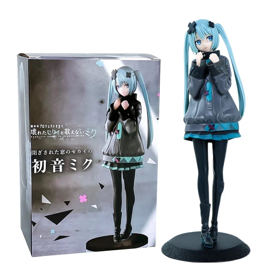 15cm Anime Hatsune Miku Figure -Flower Fairy Winter Cherry Pvc Model Doll Toys Collection desktop decoration Fans/Gift givers