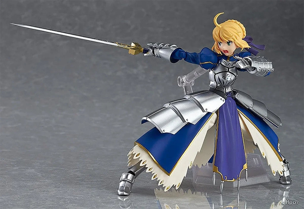Original Genuine Max Factory Action/Dolls Figma (#227) Fate/Stay Night Altria Pendragon Saber 2.0 H=140mm Anime Action Figure